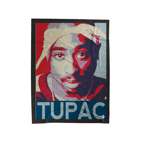 Tupac Shakur 2Pac Illustration Rap Hip Hop Pop Musician Velveteen Blanket