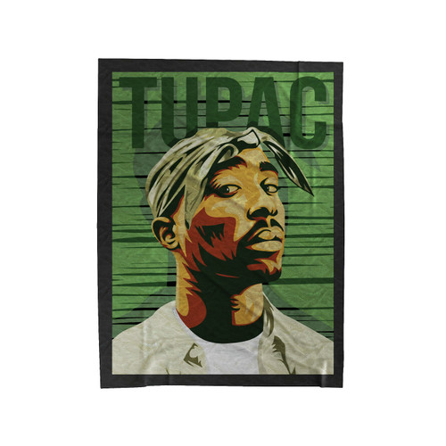 Tupac Shakur Hip Hop Music Velveteen Blanket