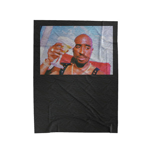 Tupac Thug Passion Velveteen Blanket