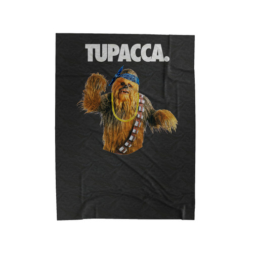 Tupacca Wookie Funny For Star Wars Fans Velveteen Blanket