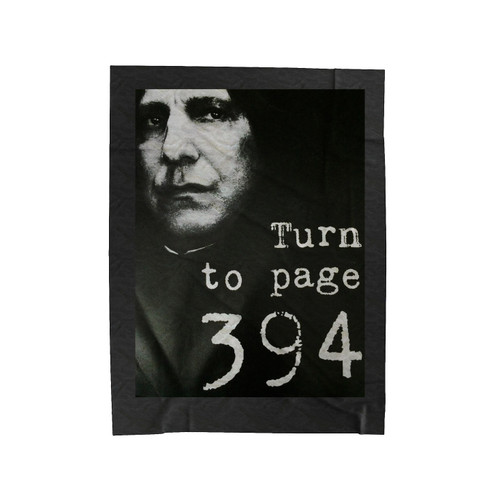 Turn To Page 394 Velveteen Blanket