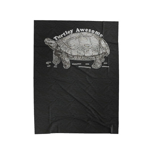 Turtley Awesome Velveteen Blanket
