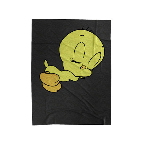 Tweety Bird Sleeping Velveteen Blanket