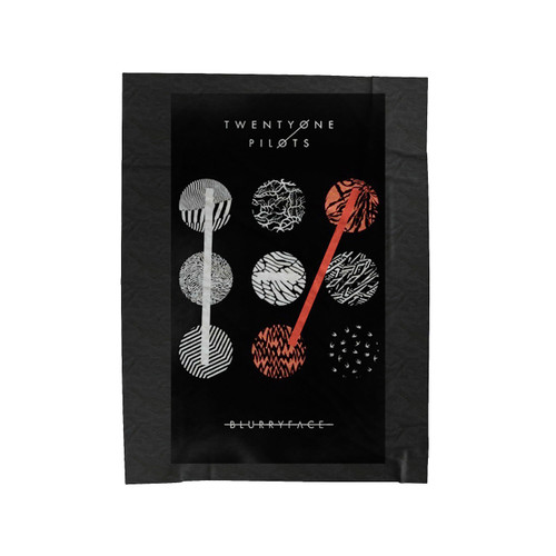 Twenty One Pilots Blurryface Album Cover Velveteen Blanket