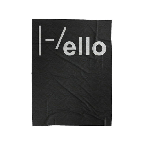 Twenty One Pilots Hello Logo Velveteen Blanket