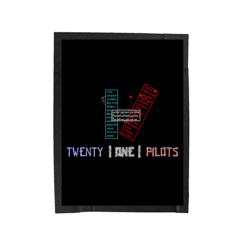 Twenty One Pilots Lyrics Velveteen Blanket