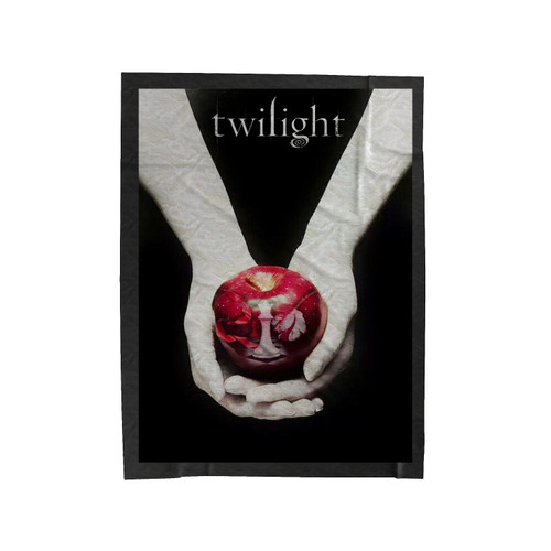 Twilight Apple In Hand Velveteen Blanket