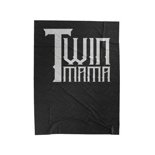 Twin Mama Twin Mom Velveteen Blanket