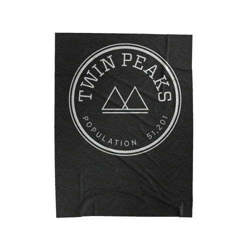 Twin Peaks Logo Velveteen Blanket