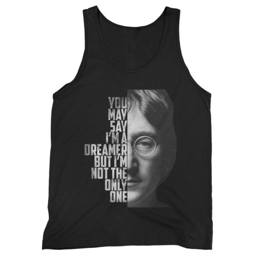Our cotton john lennon quotes men tank top is perfect for those intense workouts in the gym, at practice or pickup games.