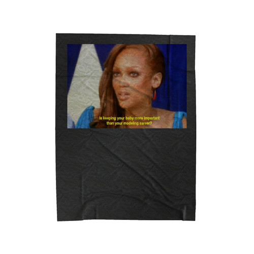 Tyra Banks Is Keeping Your Baby Velveteen Blanket