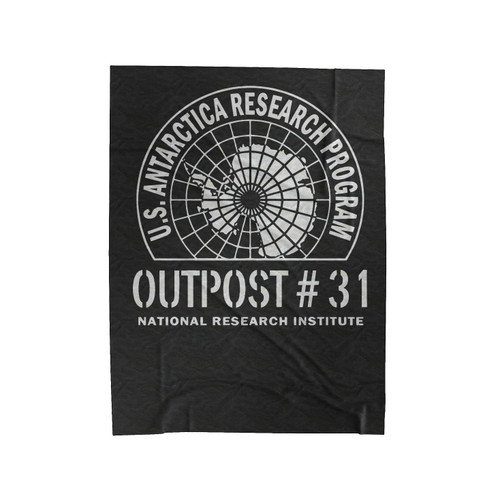 U.S. Antarctica Research Program Velveteen Blanket
