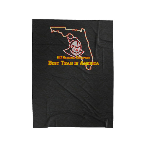 Ucf Sketch National Champs Best Team In America Velveteen Blanket