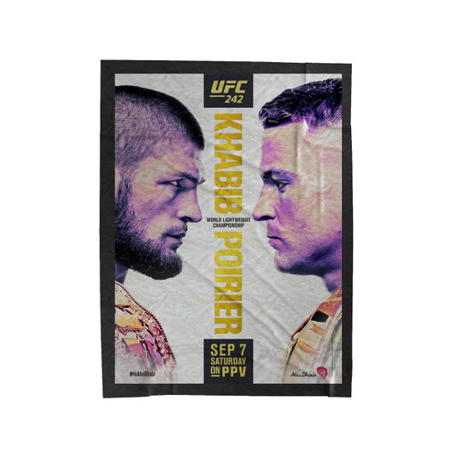 Ufc 242 Khabib Vs Poirier Velveteen Blanket