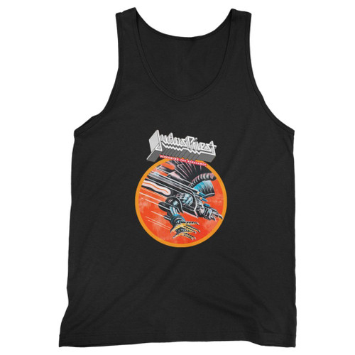 Our cotton judas priest screaming for vengeance logo men tank top is perfect for those intense workouts in the gym, at practice or pickup games.