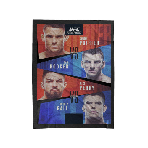Ufc Mike Perry Vs Mickey Gall Velveteen Blanket