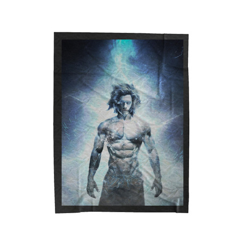 Ultra Instinct Black Panther Velveteen Blanket
