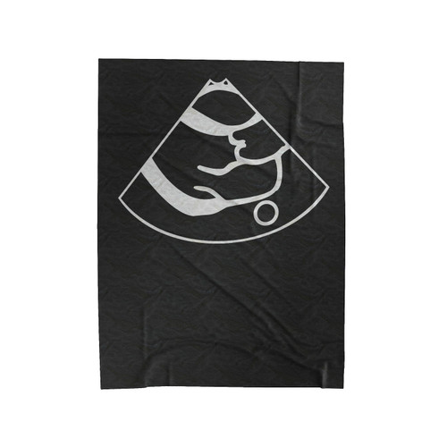Ultrasound Science Pregnancy Announcement Cardiac Cardiology Velveteen Blanket