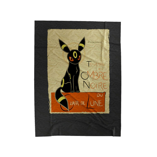 Umbreon Ombre Noire Pokemon Eeve Evolution Velveteen Blanket