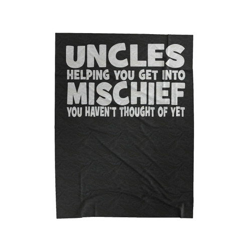Uncle Mischief Velveteen Blanket