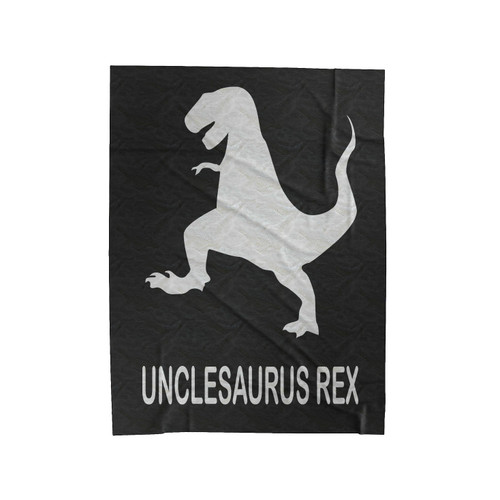 Unclesaurus Rex New Uncle Funny Uncle Velveteen Blanket
