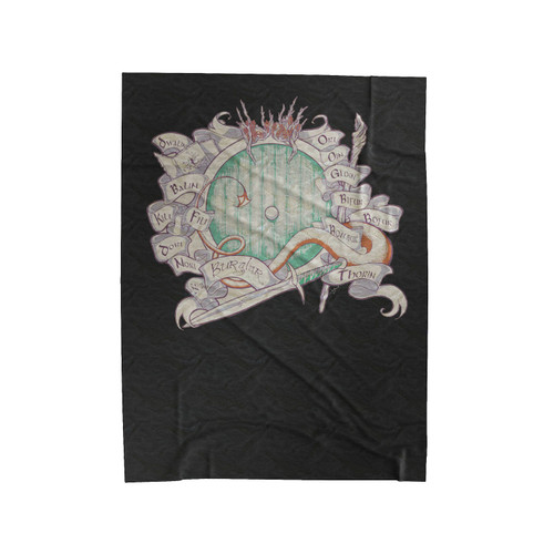Unexpected Journey Hobbit Lord Of The Rings Velveteen Blanket