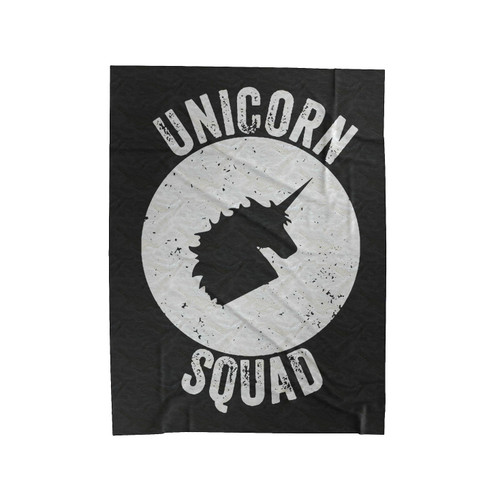 Unicorn Squad Velveteen Blanket