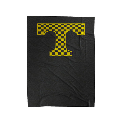 University Of Tennessee Checkered Power T Velveteen Blanket