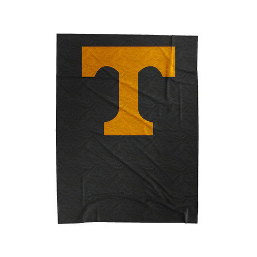 University Of Tennessee Power T Ut Logo Tennessee Power T Velveteen Blanket