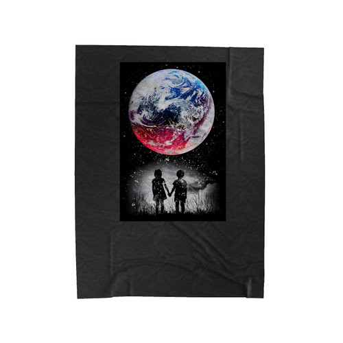 Until The End Of The World Velveteen Blanket