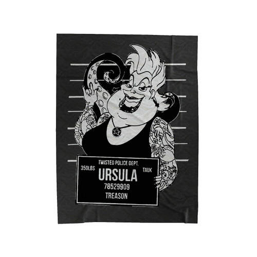 Ursula Disney Villains Funny Cute Velveteen Blanket