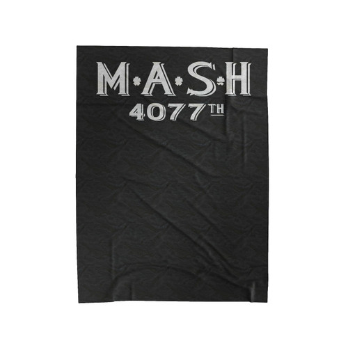 Us Army Mash 4077Th Velveteen Blanket