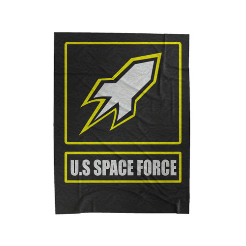 Us Space Force Rocket Funny Anti Trump Protest Trump Meme Velveteen Blanket