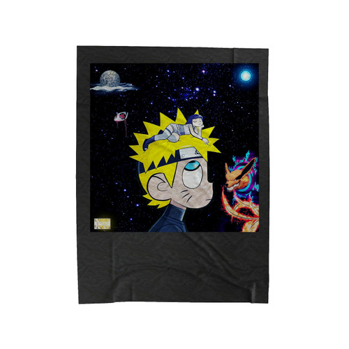 Uzimaki Vs The World Parody Velveteen Blanket