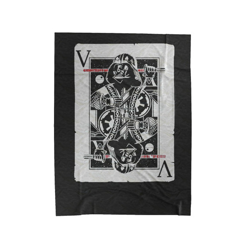 Vale Darth Vader Star Wars Gift For Him Gift For Husband Black Velveteen Blanket