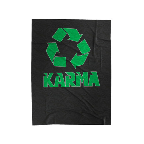 Valentine Gift Karma Velveteen Blanket
