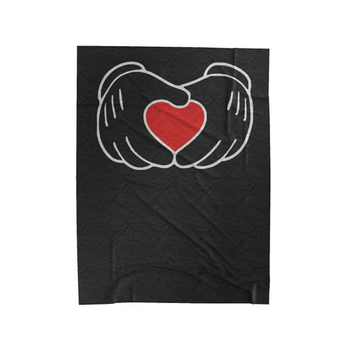 Valentine Heart Valentine Day Velveteen Blanket