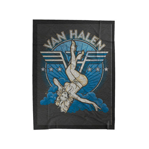 Van Halen Vintage Art Velveteen Blanket