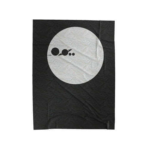 Vastness Minimalism Space Age Art Velveteen Blanket