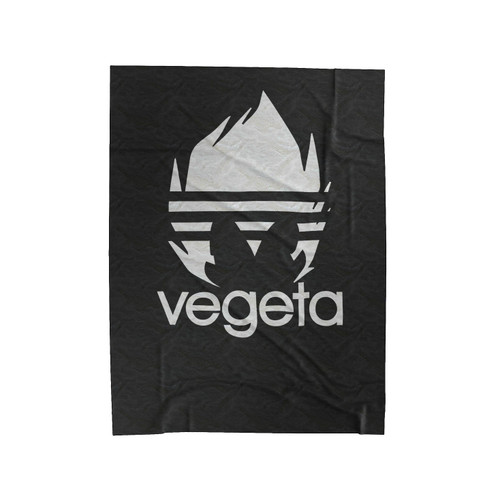 Vegeta Adidas Symbol Parody Cool Dragon Ball Z Super Saiyan Velveteen Blanket