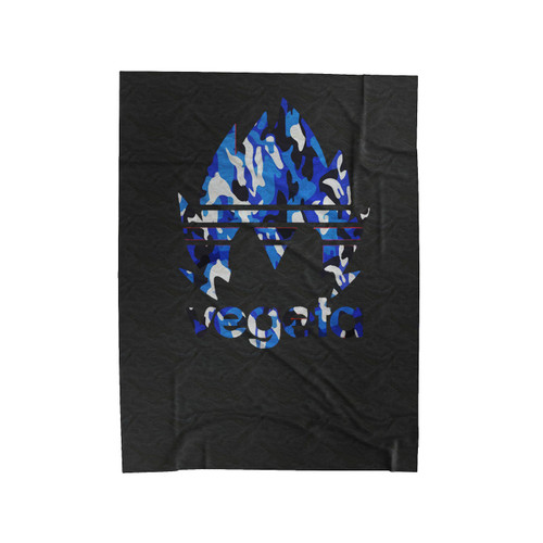 Vegeta Blue Camouflage Dragonball Velveteen Blanket