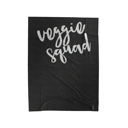 Veggie Squad Herbivore Vegetable Vegetarian Velveteen Blanket