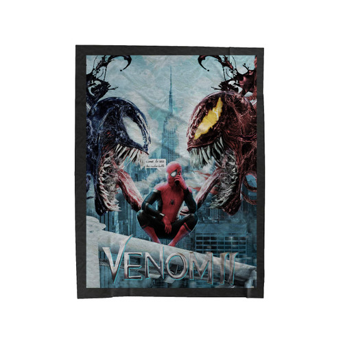 Venom 2 Come To See This Foolish Battle Velveteen Blanket