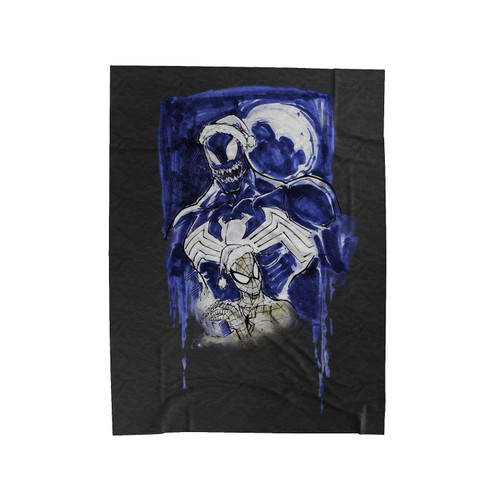 Venom Christmas Velveteen Blanket