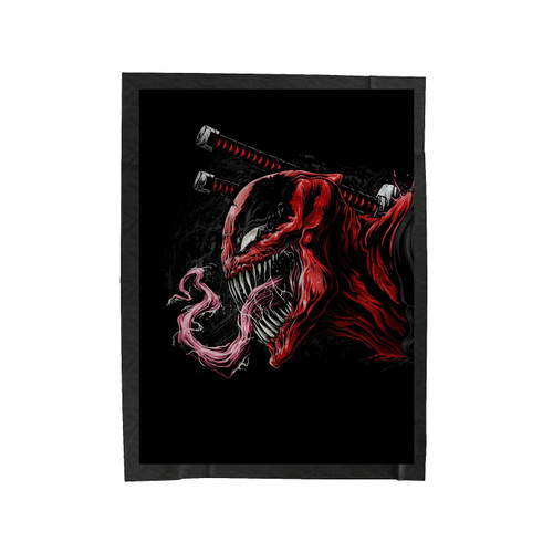 Venom Deadpool Velveteen Blanket