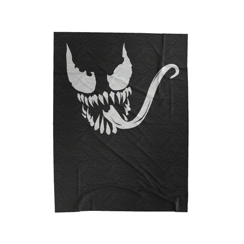 Venom Face Black Spiderman Marvel Comics Spiderman Velveteen Blanket