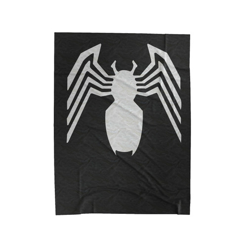 Venom Logo Marvel Comics Spiderman Velveteen Blanket