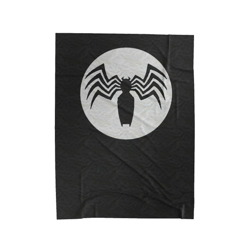 Venom Logo Spiderman Velveteen Blanket
