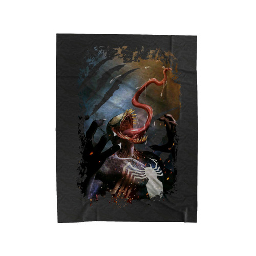 Venom Marvel Spiderman Velveteen Blanket