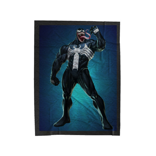 Venom Red Velveteen Blanket